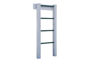 Tower Mounting Ladder to Swing Beams