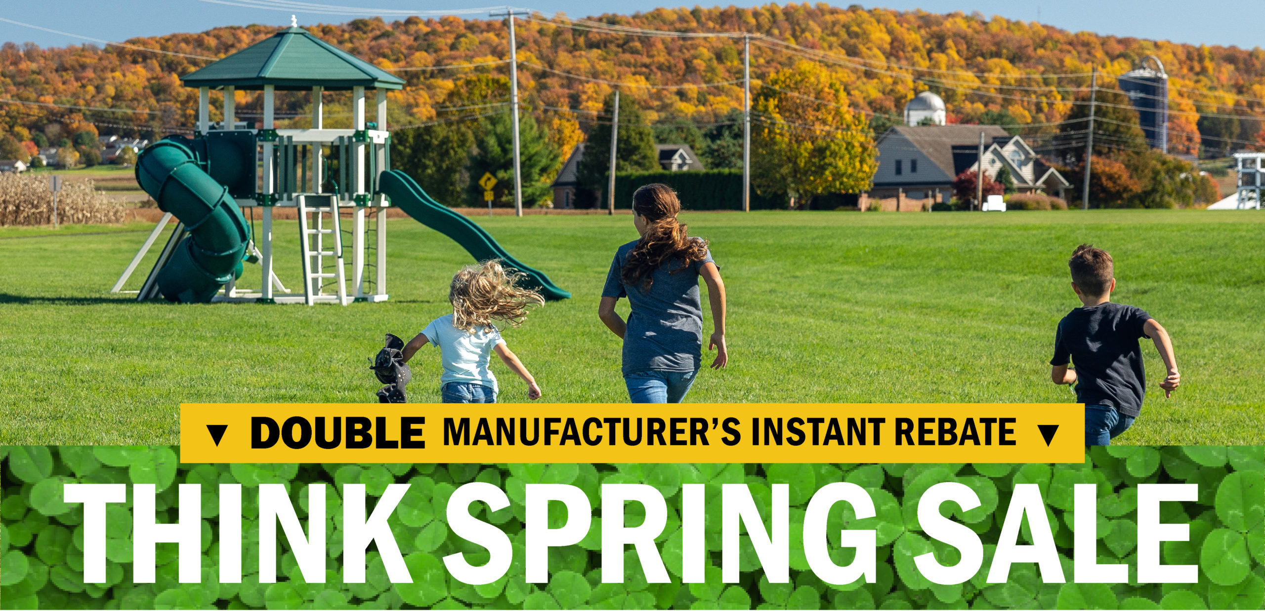 February Sale- Double Manufacturer's Instant Rebate, Think Spring Sale