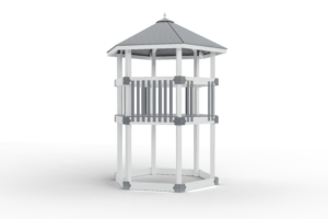 Tower Accessories- Hexagon Tower with Hexagon Roof