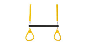 Swing set accessories- yellow trapeze bar