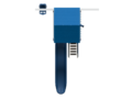white and blue basecamp 55 clubhouse vinyl playset top view