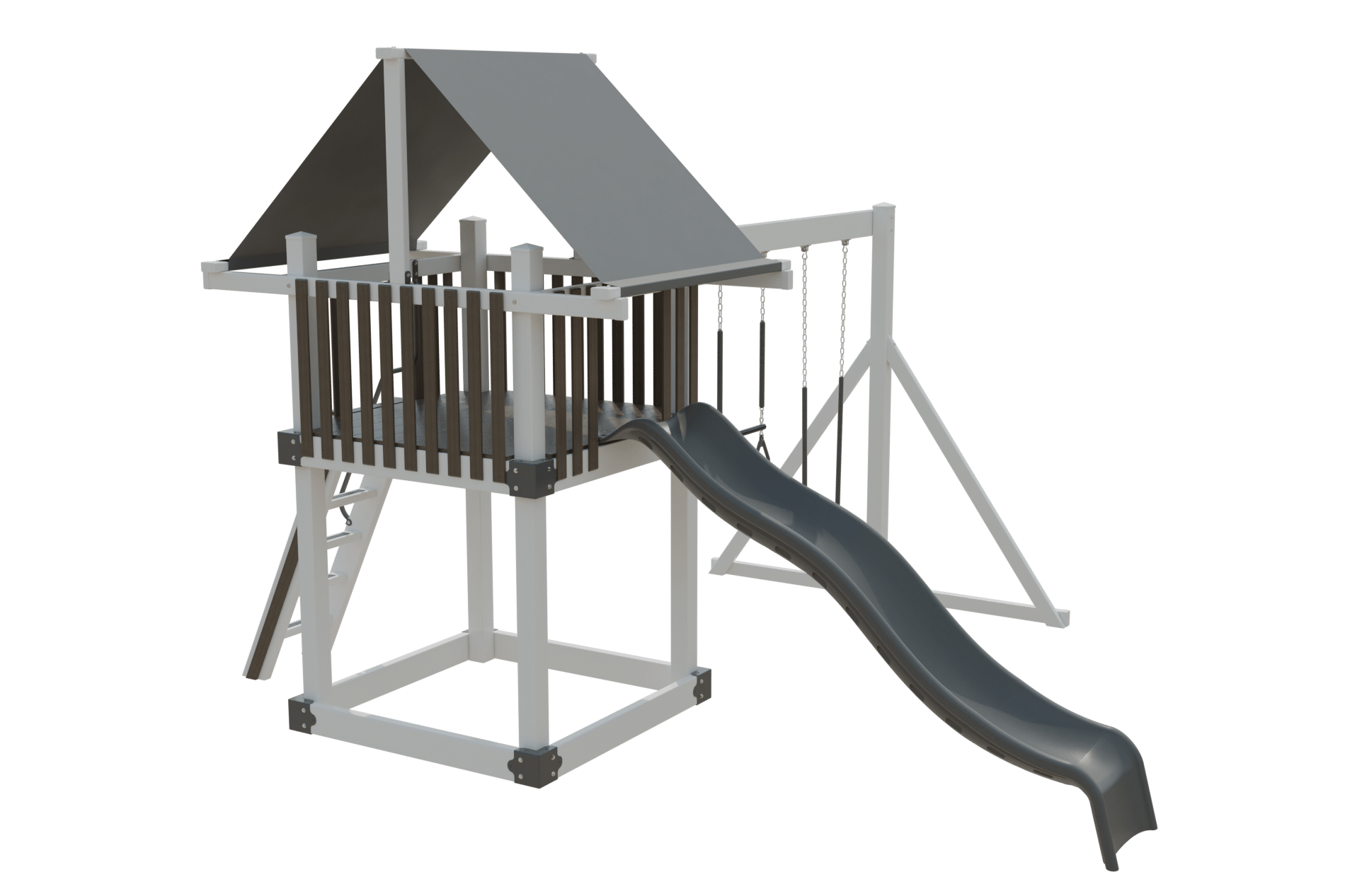 Moderate 55 RTGO Vinyl Playset - Swing Kingdom