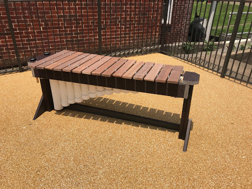 a xylophone activity panel for a playground